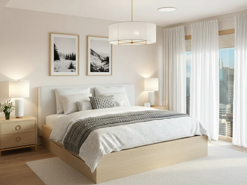 Chambre transformée en Scandinave